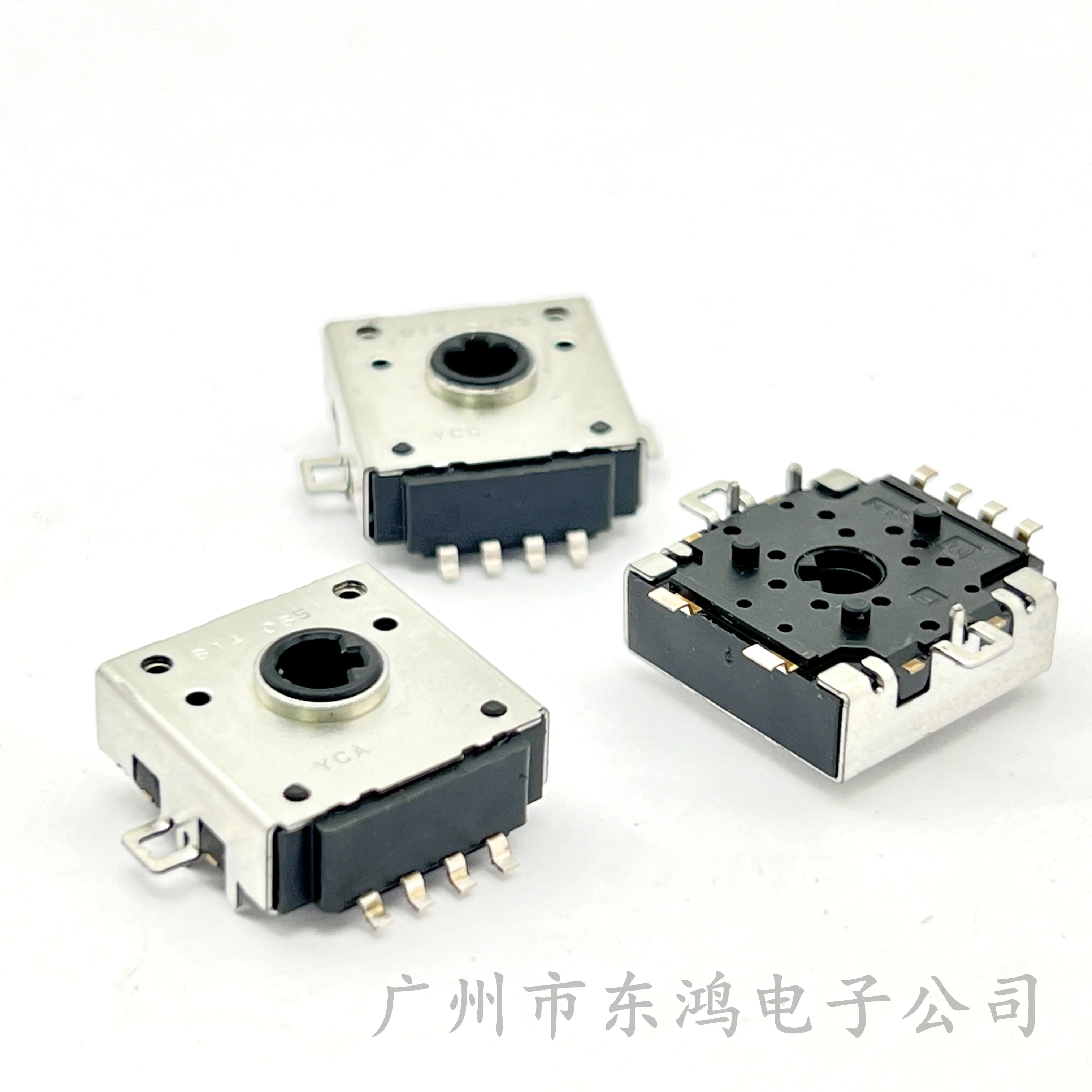1 PCS  EWVYCAB14 rotary potentiometer encoder 12 positioning with switch 17x17x7