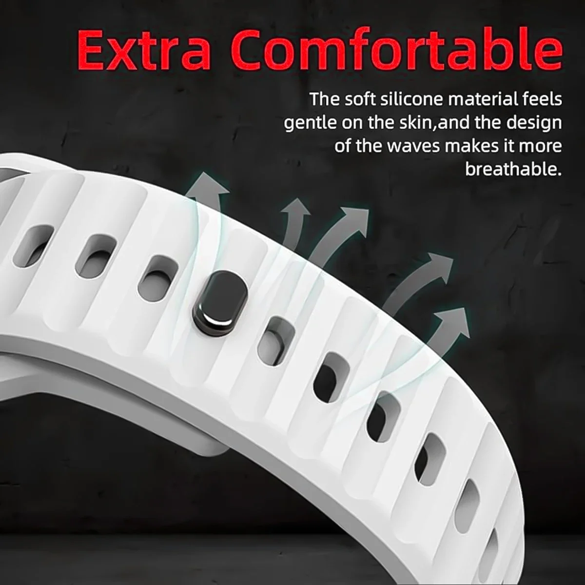 22mm 26mm QuickFit Silicone strap For Garmin Fenix 8 E 7 7X 6X Pro 5XPlus Epix Pro Gen 2 47mm 51mm/Enduro 3 No Gaps Watchband