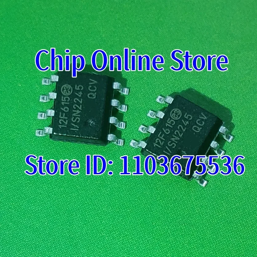 2~100pcs  PIC12F615-I/SN  PIC12F615T-I/SN  PIC12F615  SOIC8  New Original  8 Bit Microcontroller MCU