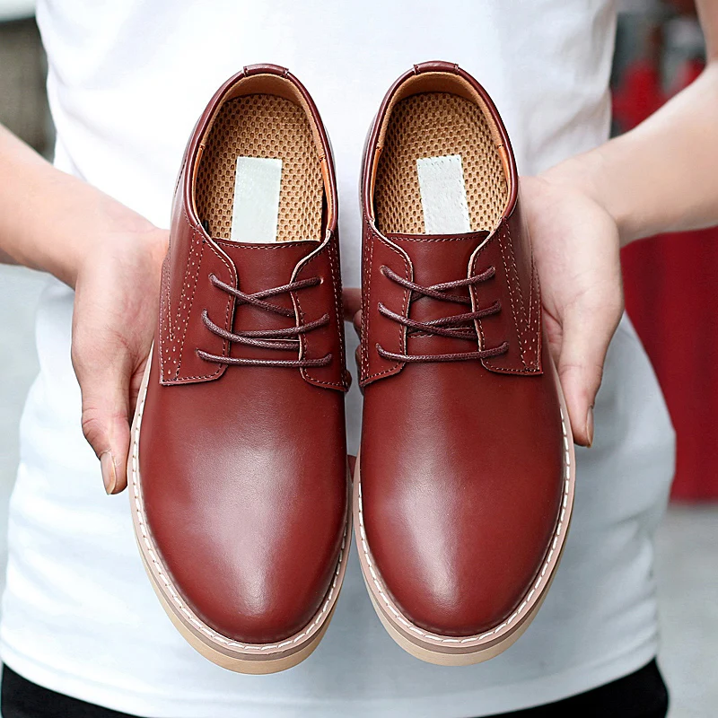 Chaussures en cuir véritable pour hommes, style décontracté, rehausseur Invisible de 6 à 7 CM, idéal pour les loisirs, les mariages et les affaires