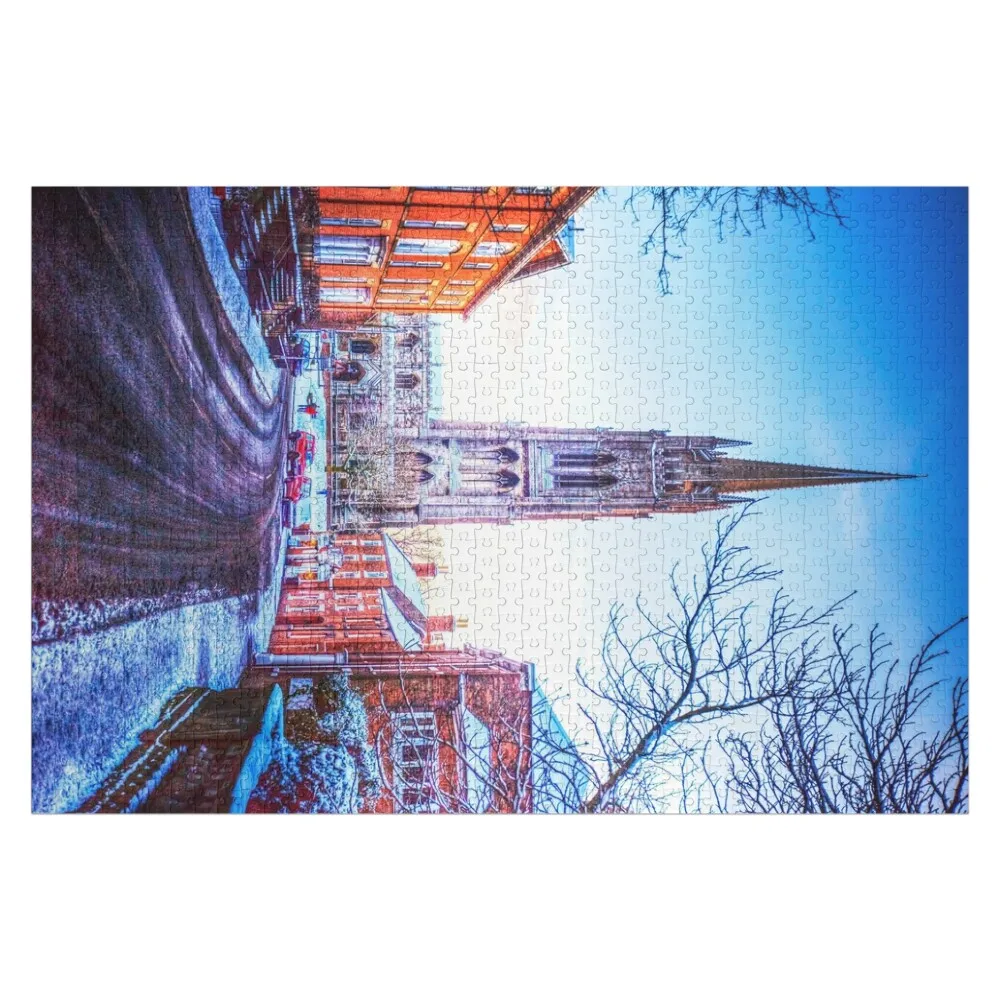 

St James' Church, Louth, Lincolnshire, UK Jigsaw Puzzle Wood Adults Iq Custom Wooden Gift Puzzle
