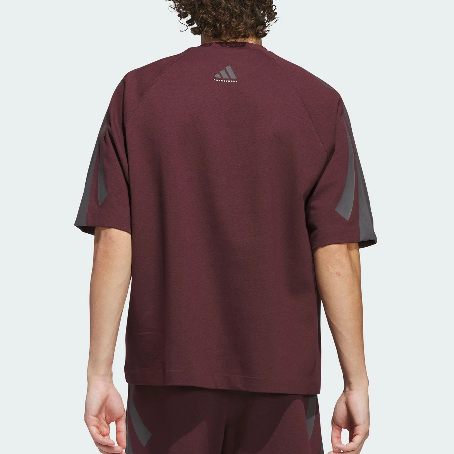 Adidas genuine new men's and women's sports breathable splicing short sleeved shirt JD6140