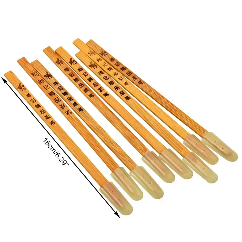 10PCS New Type of Paper-scraping Pen Bamboo Honey Bee Hand-taking Pen Pen-making Tool Beekeeping Tools