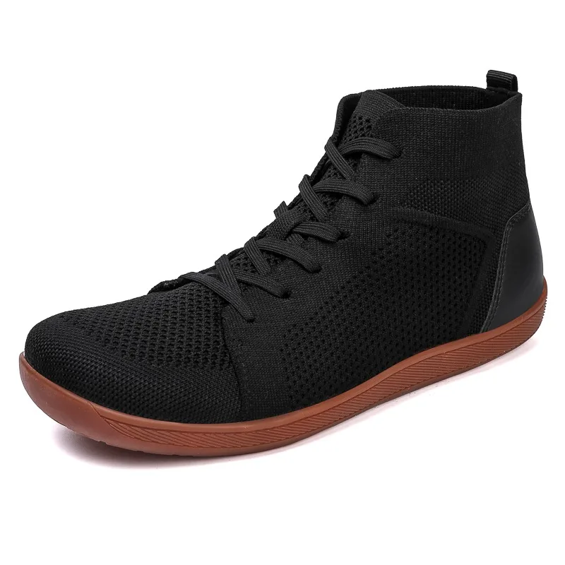 

2026 New Style High-Top Wide-Toe Shoes，Wide-Head Barefoot Casual Shoes, Comfortable, Lightweight and Breathable