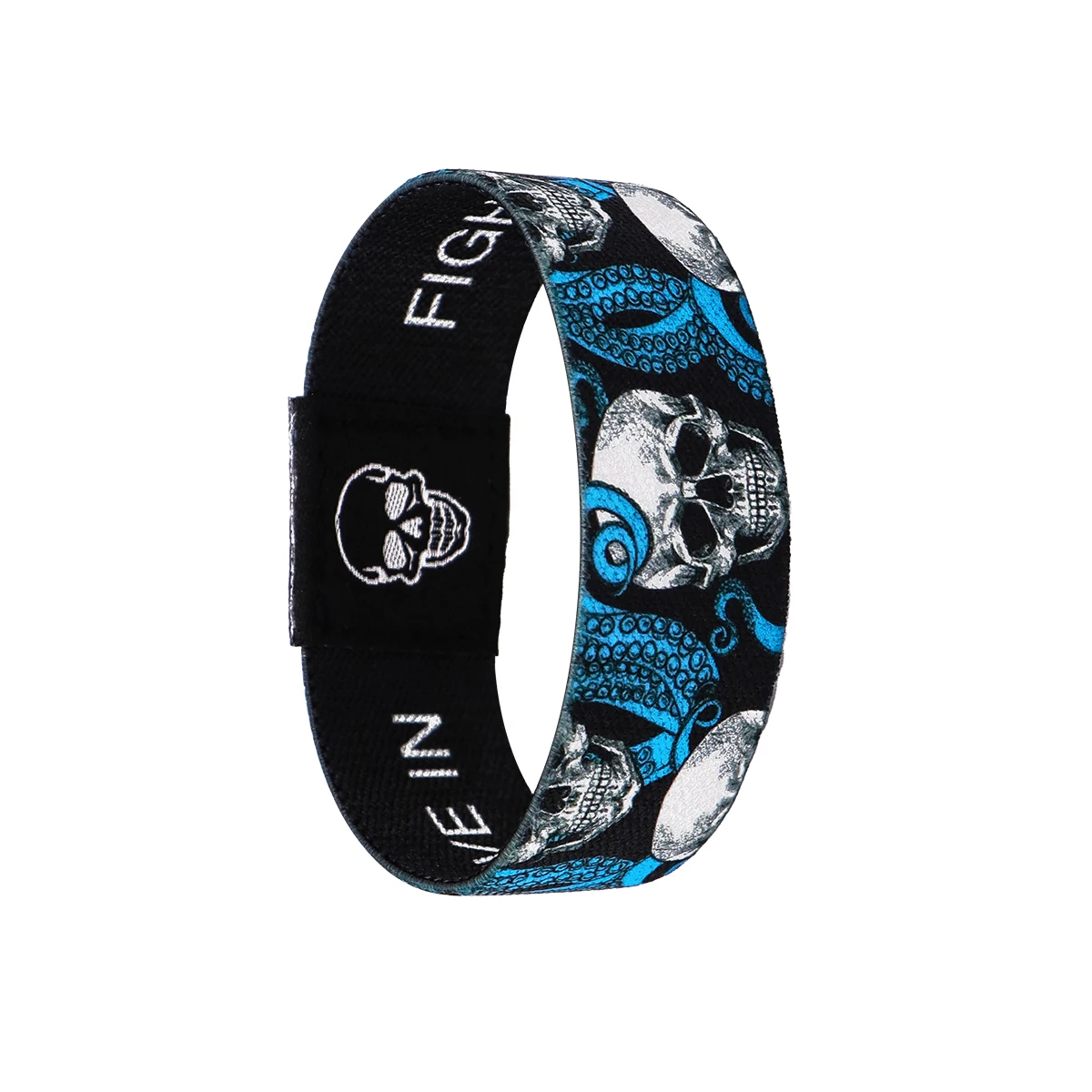 هالوين الهيكل العظمي سوار للنساء الرجال يقتبس مطاطا الرياضة معصمه أساور الموضة مجوهرات الفن اكسسوارات الهدايا