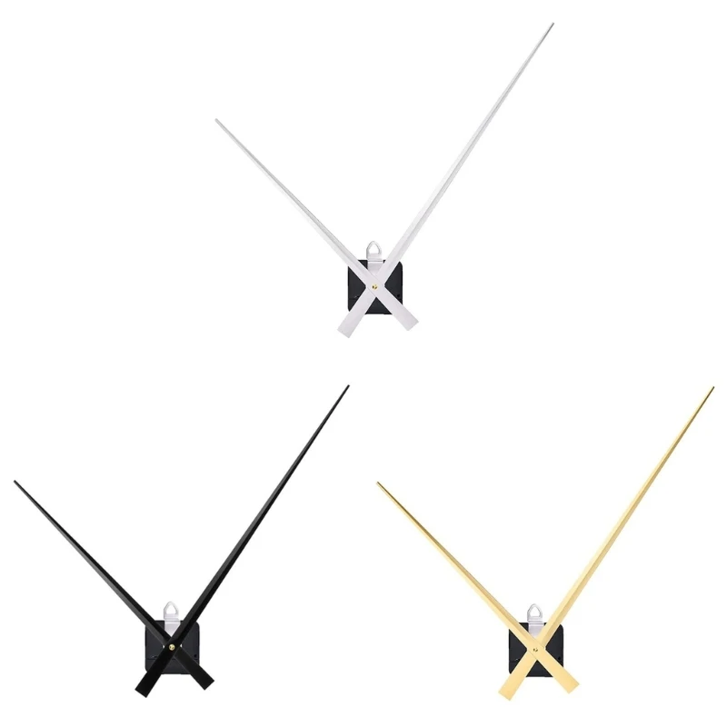 62KD DIY Wall Clock Mechanism Set with Long Hands, Strong Drive Replacement Parts for Clock Repair and Assembly Use