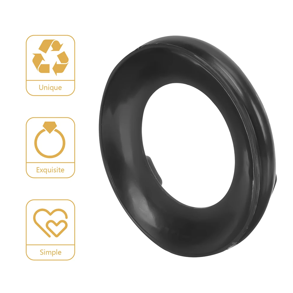 

4pcs Gourd Base Walnut Egg Carving .5cm Short Black Crystal Holder Artware Storage Home Decor Sphere