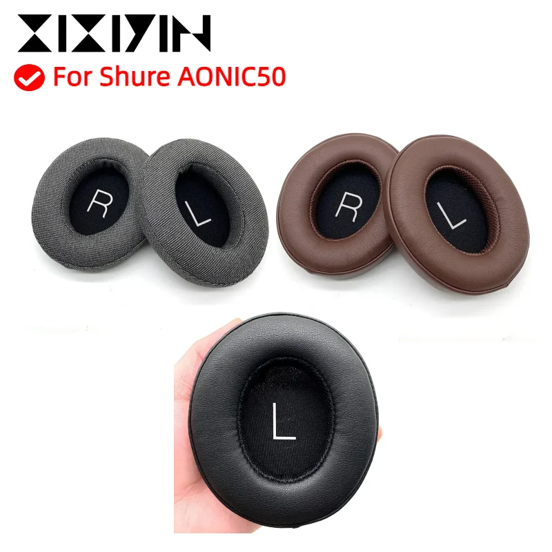 

Replacement Ear pads for Shure AONIC50 Headphones Memory Foam Ear Cushions High Quality Earpads Leather case Earmuff
