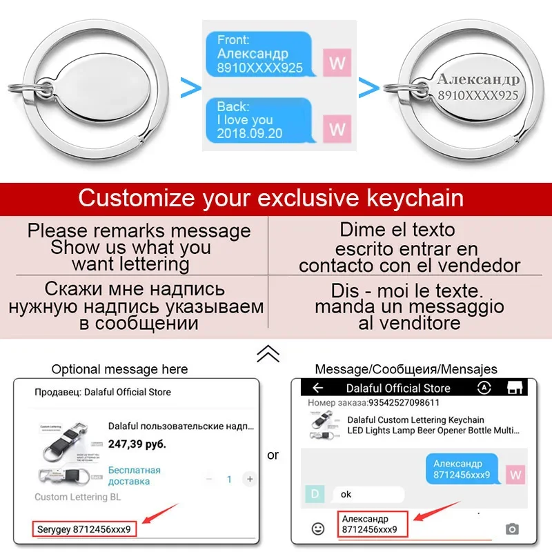 Llaveros ovalados con letras personalizadas para coche, llaveros de acero inoxidable con grabado de nombre personalizado, regalo, DP010
