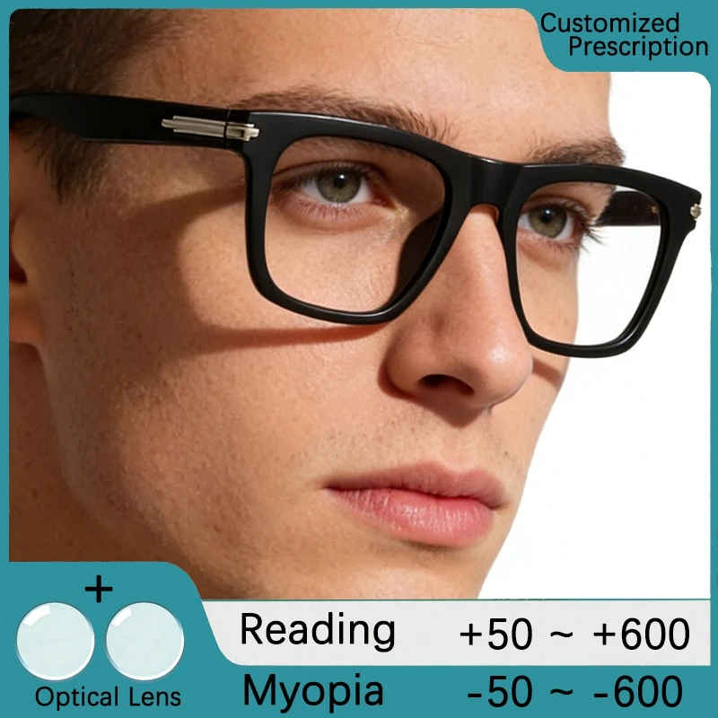 

Квадратные очки для чтения для женщин, модные большие компьютерные очки с защитой от синего света, мужские оправы для очков, очки по рецепту