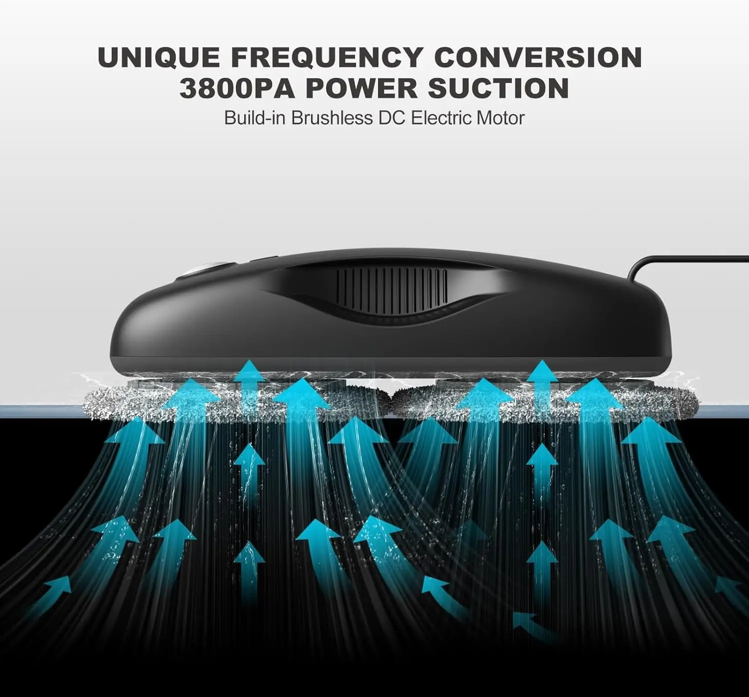 روبوت تنظيف النوافذ W2S، التنظيف التلقائي مع تخطيط الممر الذكي، قوة شفط 3800 باسكال، تقنية كشف الحواف