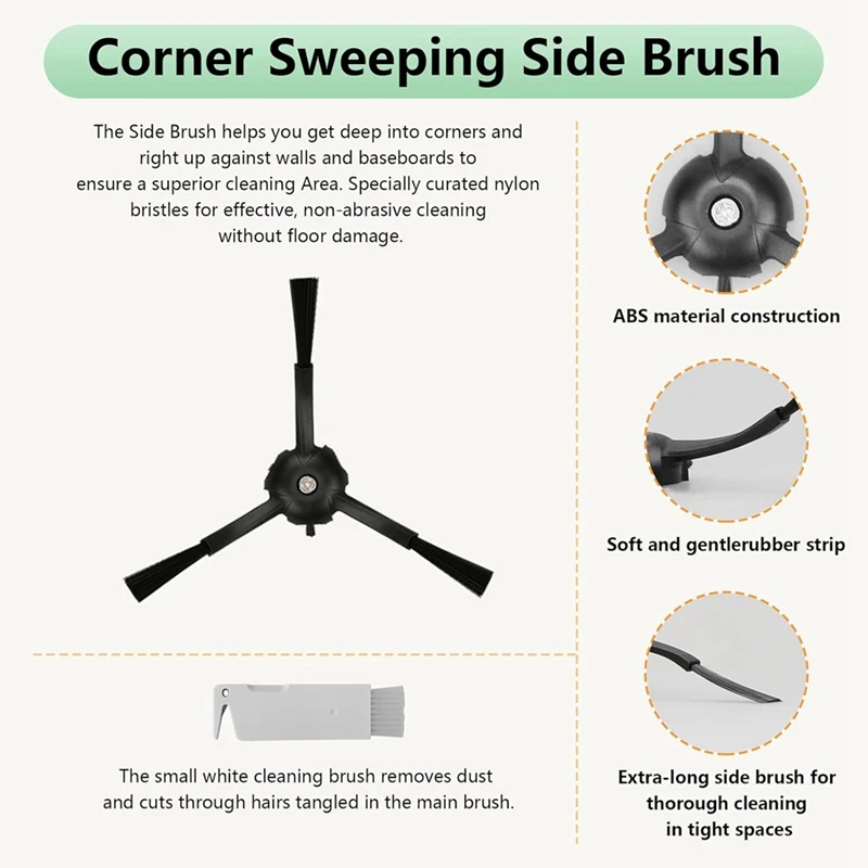 ل Roborock Q5 Pro Q5 Pro + (Plus) Q5 Max + (Plus) Q5 Duoroller + (Plus) Q8 Max Q8 Max + (Plus) أجزاء المكنسة الكهربائية الروبوتية