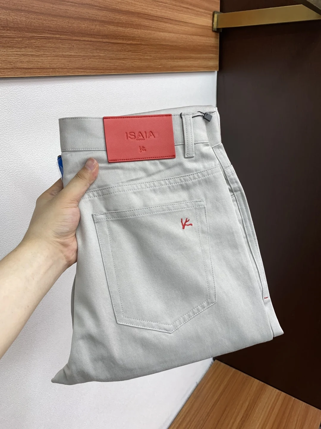 

BLLIYOSS 2025 New Embroidered Casual Pants Product Leisure Breathable outdoors Big size 30-40 Pants recombinant cotton fabric