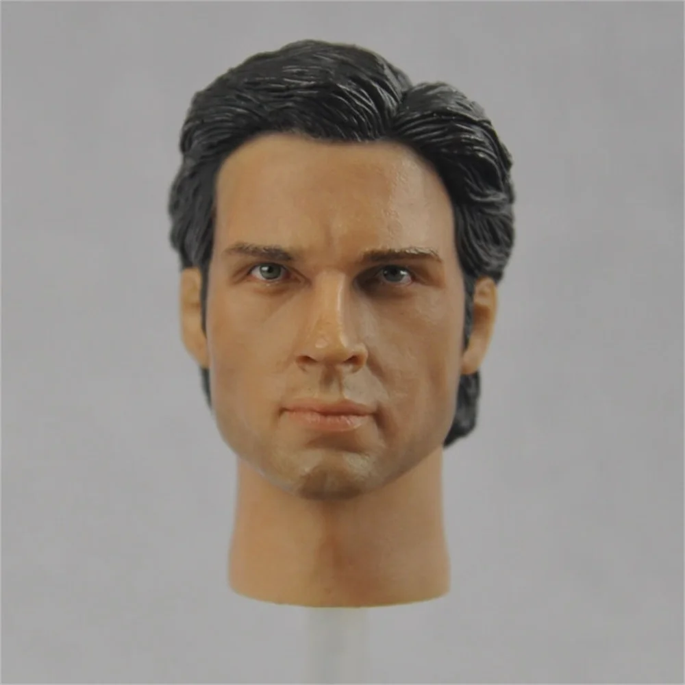 Tom Welling 1/6 Male Head Sculpture Carving Male Soldier Singer Star Actor Delicated Painted Fit 12'' Action Figure Collection