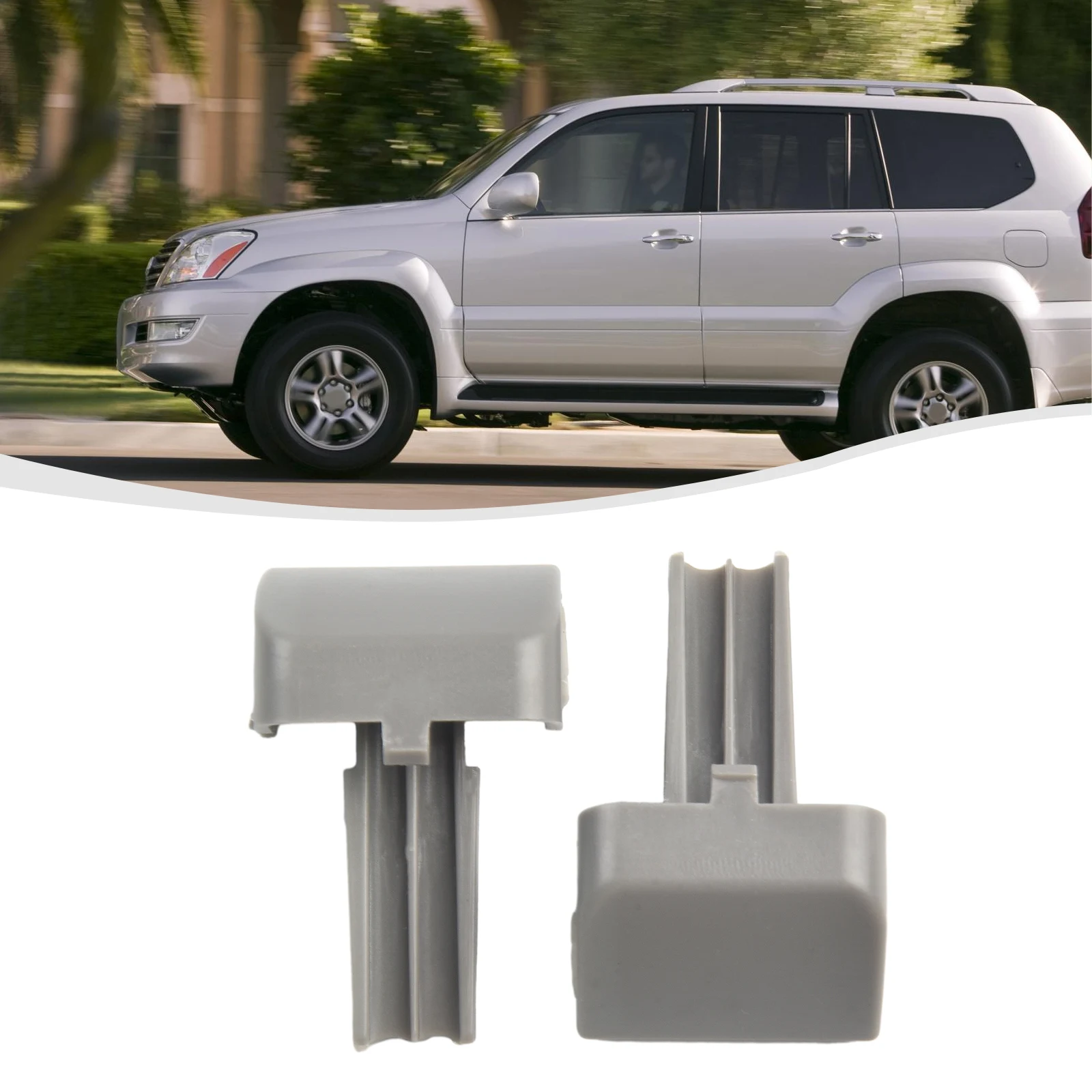 Latch Car Tailgate Handle 2pcs For Land Cruiser For Lexus GX470 200-2009 For Prado 120 2003-2009 Auto Accessories