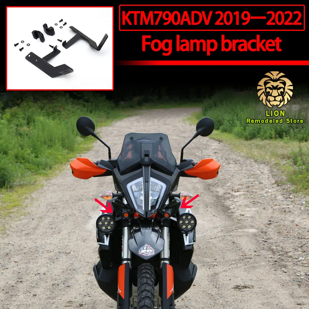 Dla KTM 790adventure r 790 przygoda lampa przeciwmgielna wspornik reflektora 2019 2020 2021 2022 2023 akcesoria motocyklowe