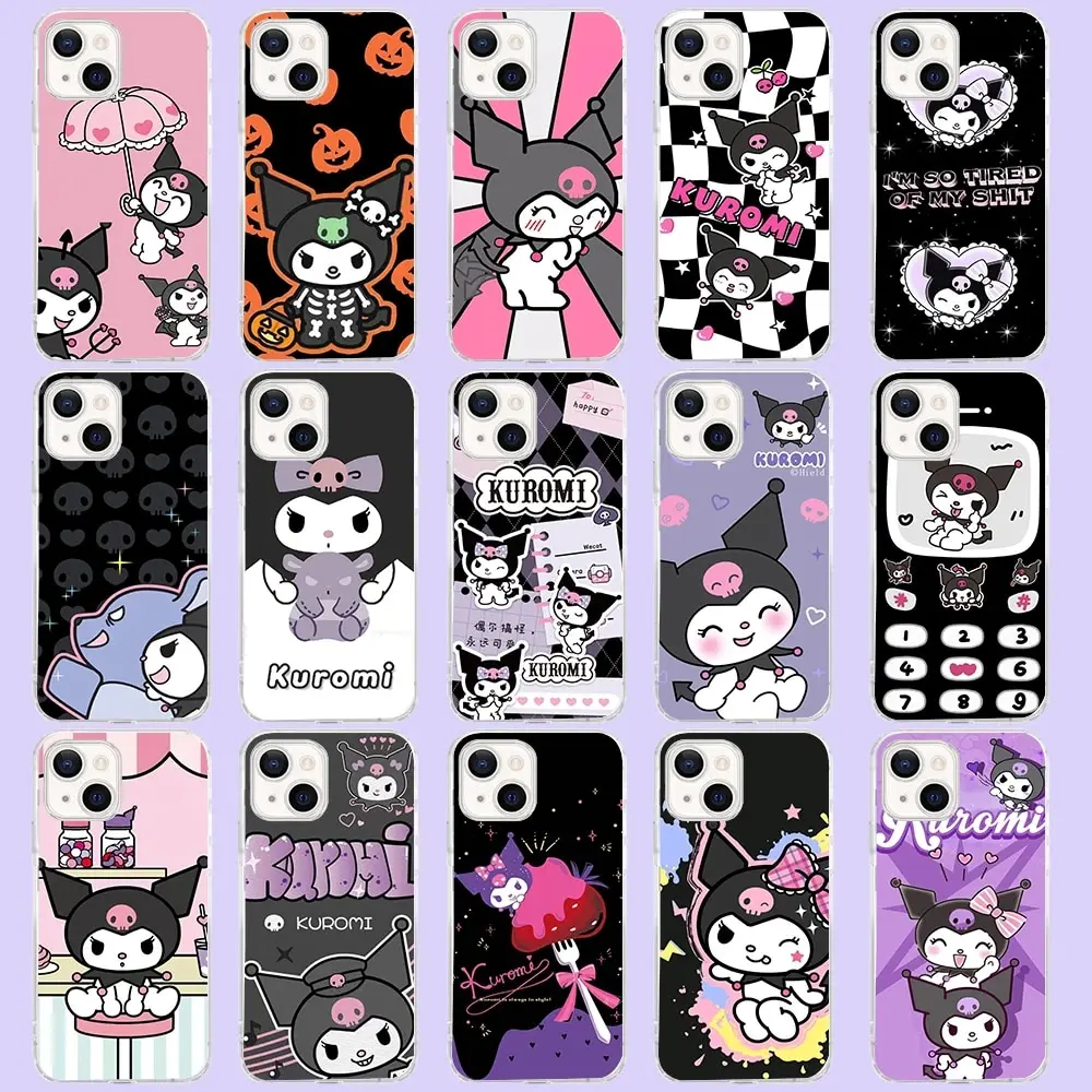 Гибкий чехол из ТПУ для Realme C15 C17 C11 C12 C25 9 10 Narzo 50 50a Prime Pro Plus DR-12 Cute Kuromi