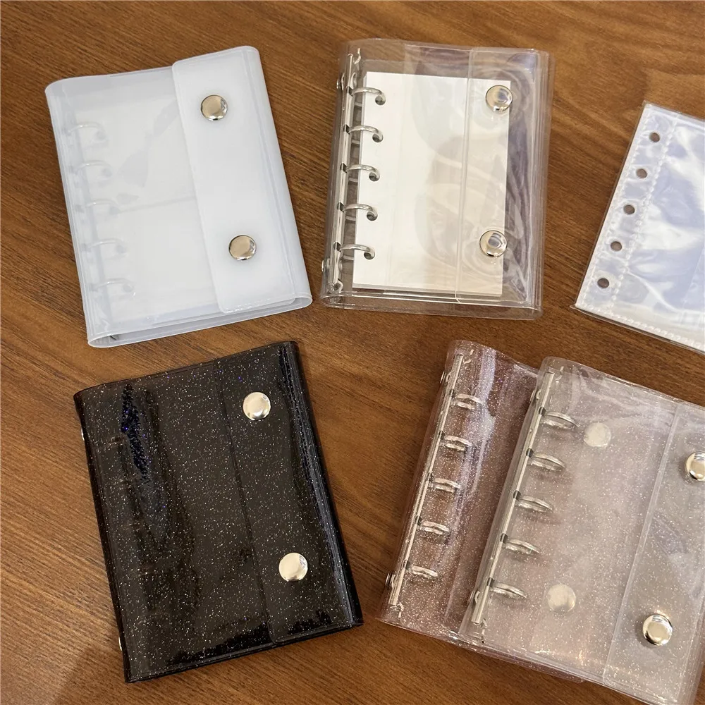 Useful 5 Holes Binder Photocard Holder DIY Crafts Stationery Photo Album Hand Account Book