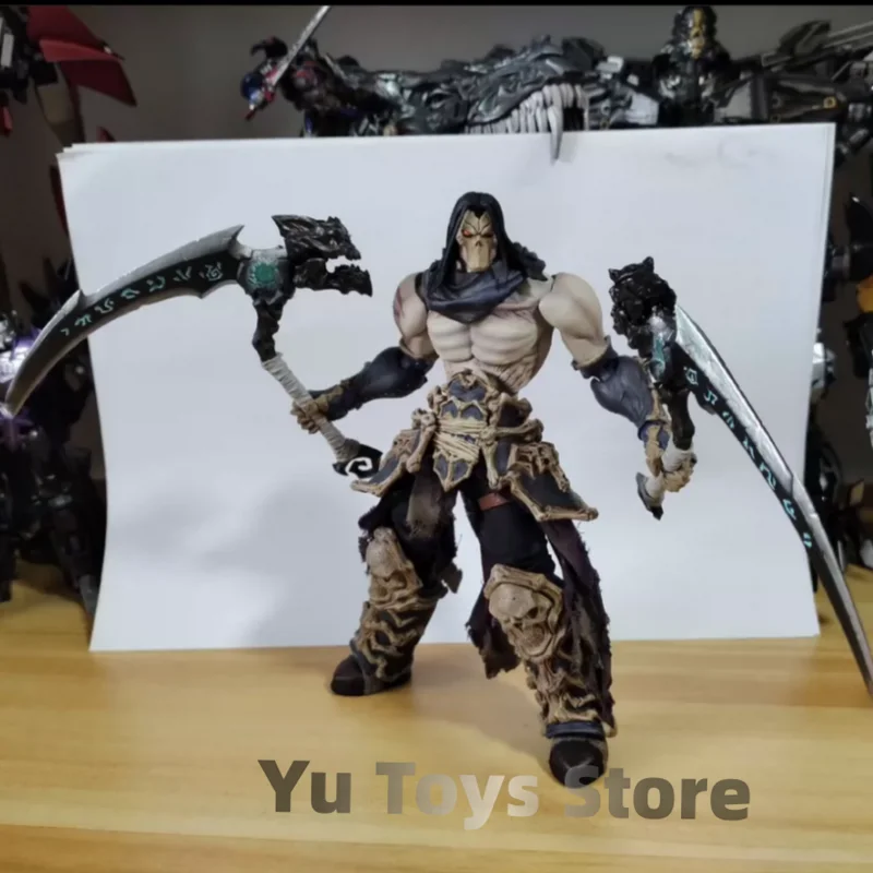 

New 1/12 Original Pemcvflame Studio X Cosertoys Darksiders 2 Death Movable Model Toy Collect Abyss Knight Ad-005 In Stock