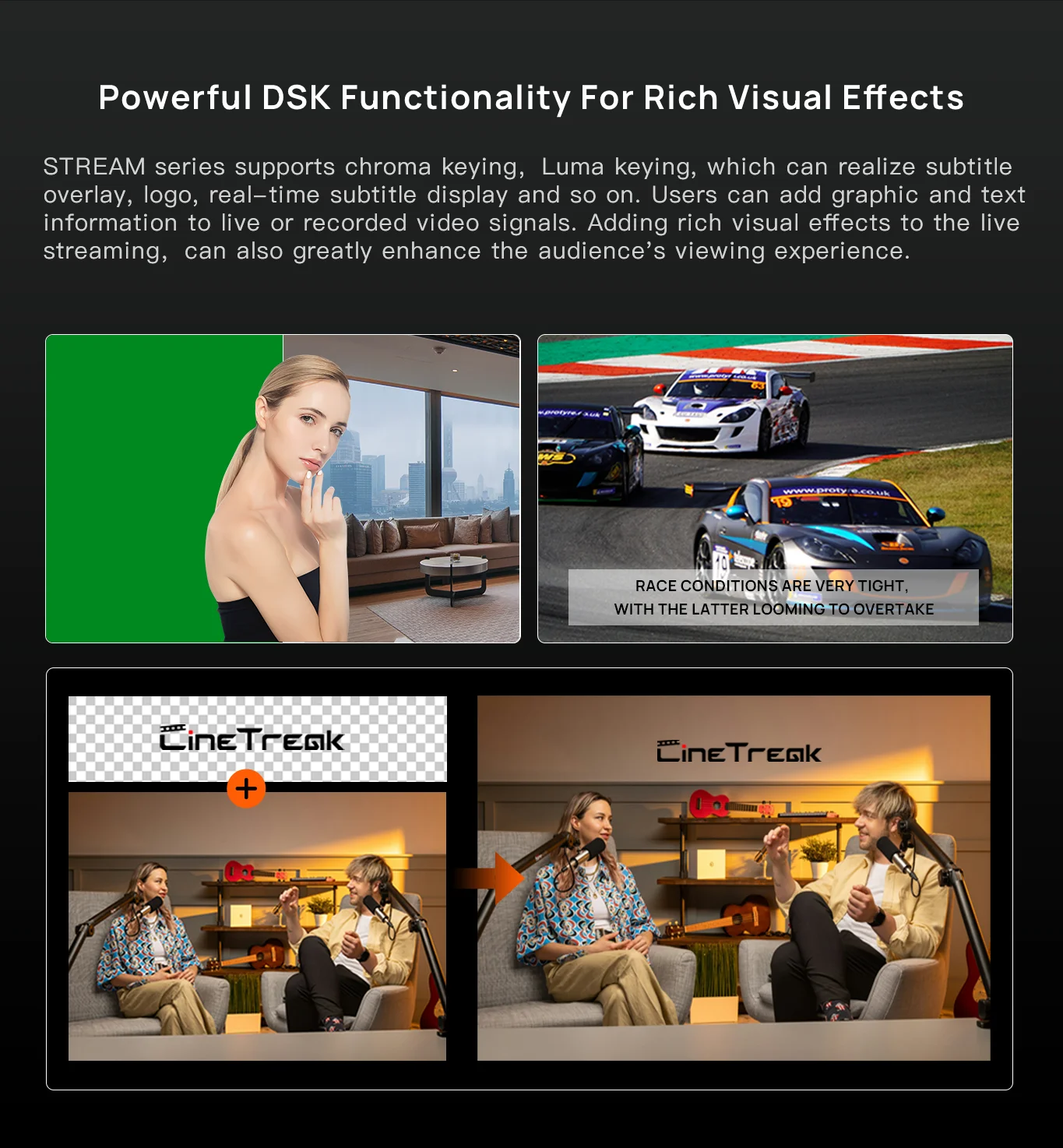 เครื่องสลับสัญญาณสี่ทาง Cinetreak Stream