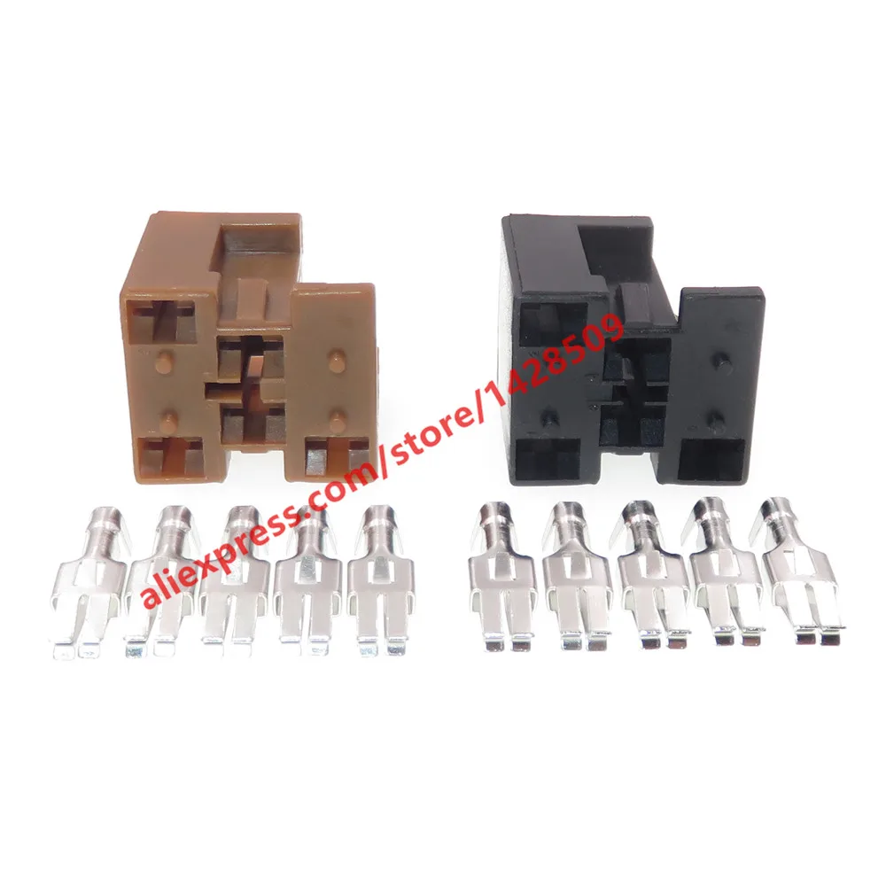 1 Pcs 5 Pin 6.3 Series Automotive Connector Car Unsealed Plug Auto Electric Wiring High-power Socket 357 941 599
