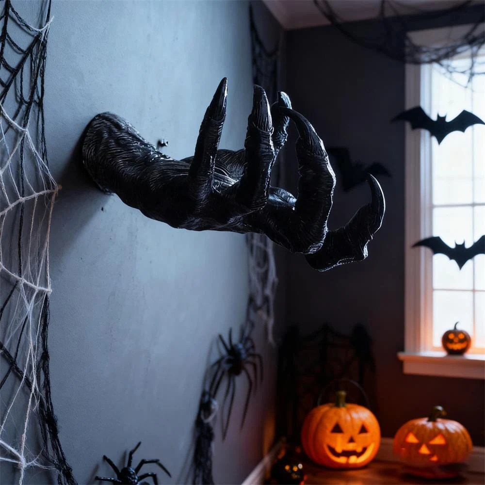 

New Halloween Devil Claw Resin Devil's Eye Witch's Arm Ornament Pendant Decorative Ornament