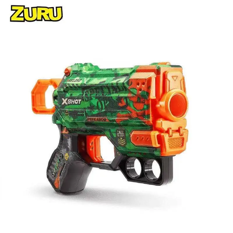 Zuru-xshot発射ソフトブレットガン、子供10代の大人のための交換可能なアタッチメントおもちゃ、連続発射