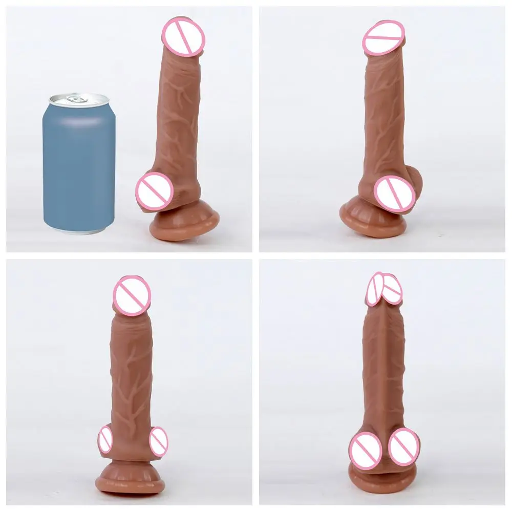 أنثى واقعية دسار الكبار الشرج القضيب بعقب المكونات للنساء مرنة سميكة القضيب سيليكون G بقعة قضبان اصطناعية الرجال الديك الجنس لعب الكبار #6