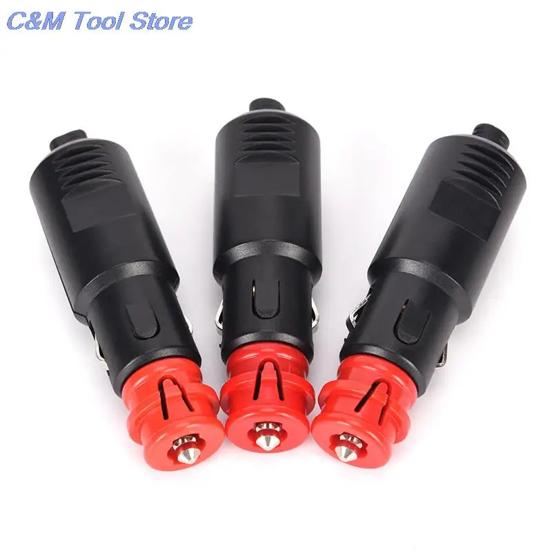 Hot sale 1pc Universa 12V-24V Car Cigarette Lighter Plug Socket Power Plug Connection Male Adaptor