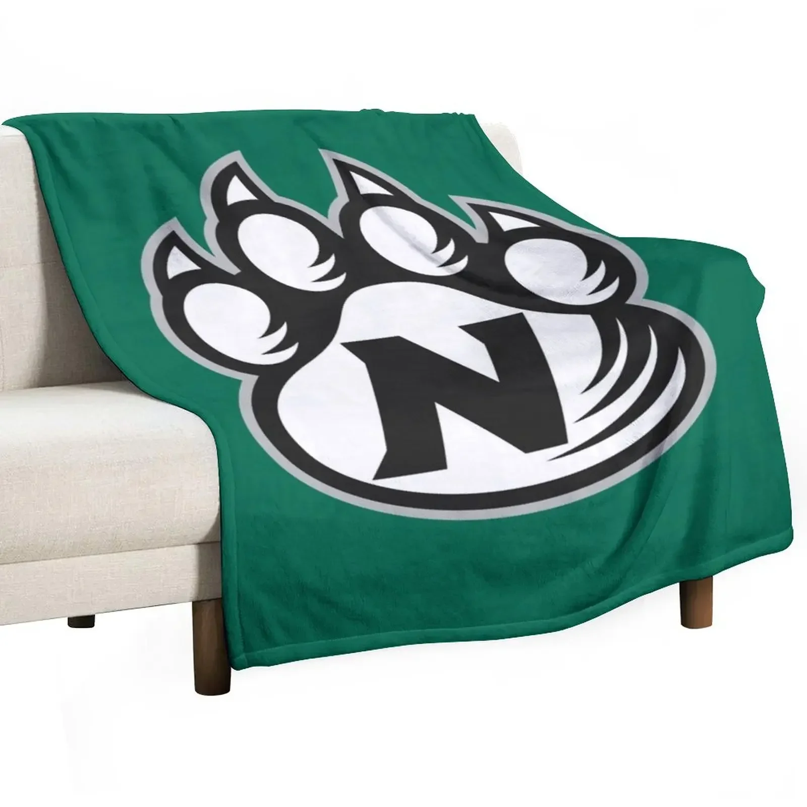 

Northwest Missouri State black white Throw Blanket Vintage Polar Blankets