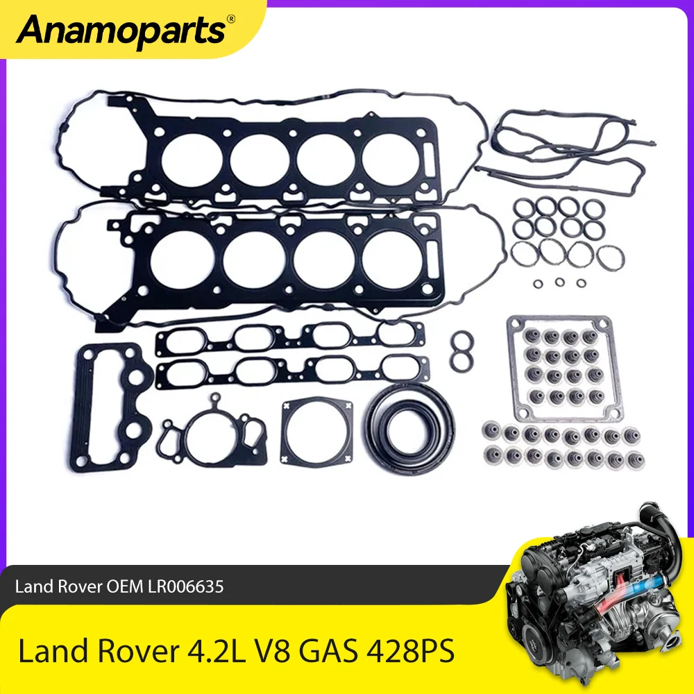 Engine Parts Repair Gasket Cylinder Head Gasket Set Fit 4.2 L 428PS For Land Rover Range Rover Range Rover Sport 4.2L V8 GAS