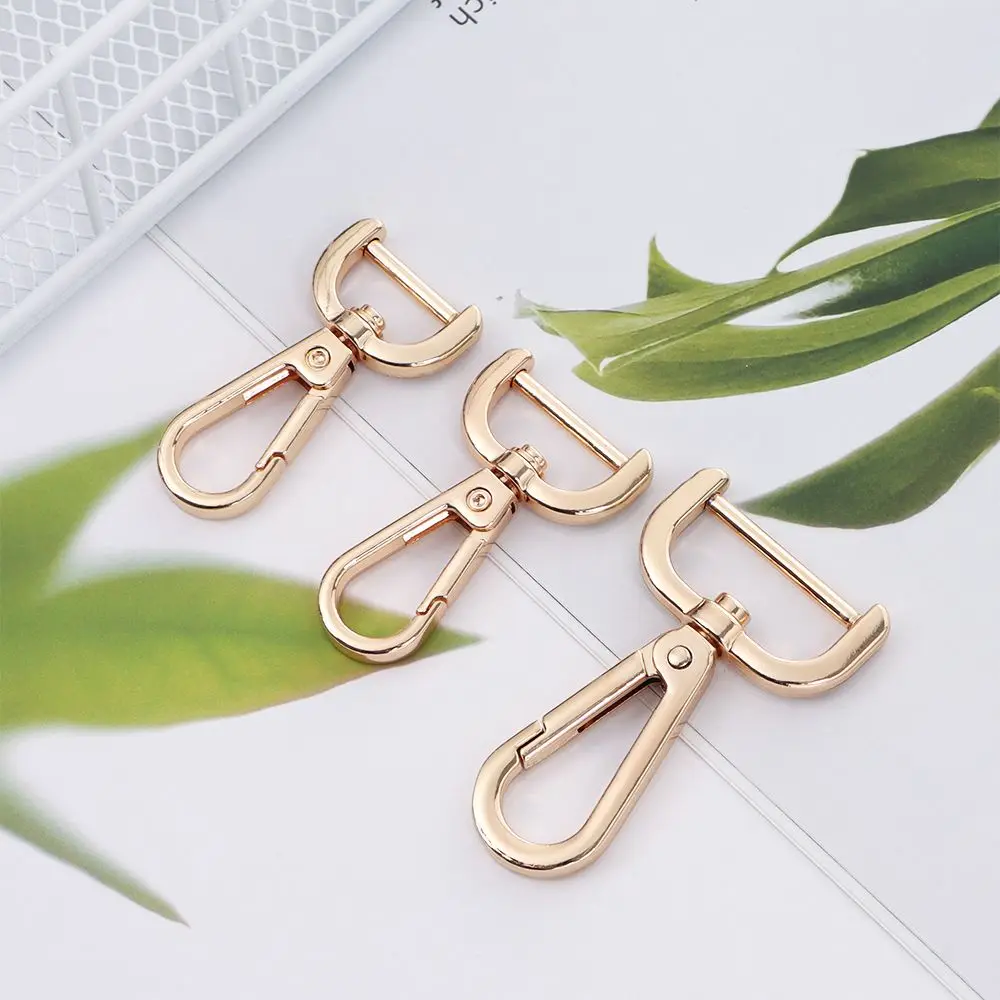 Snap Bag Part Accessories DIY KeyChain Split Ring Lobster Clasp Detachable Snap Hook Bags Strap Buckles Screw Buckle