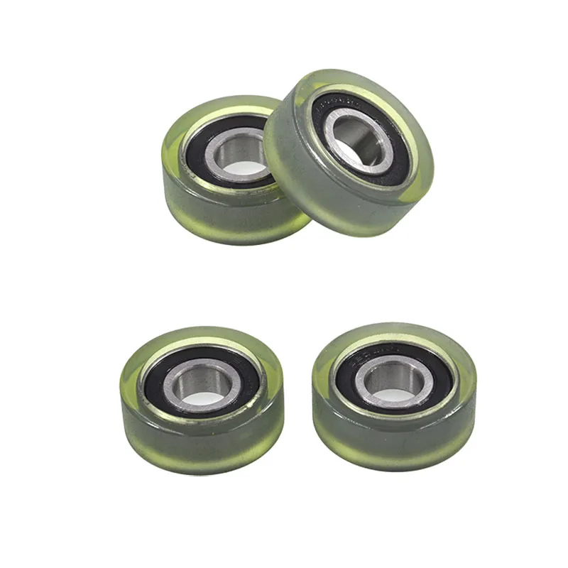 【SHABER】Factory supply polyurethane formed bearing PU620350-18 glue coated bearing pulley guide wheel