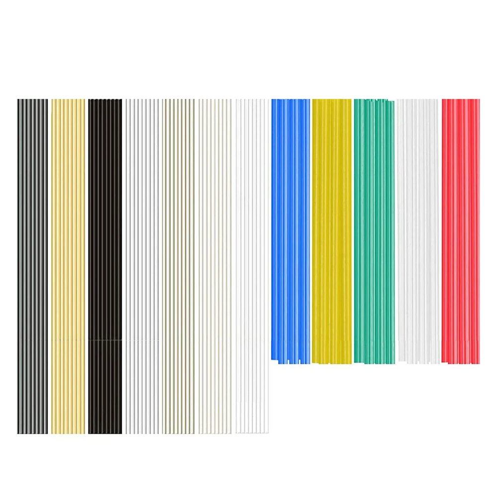 ABS PP PE Welder Plastic Welding Rods Round And Flat Styles High Toughness Material Wear Resistant Design 250mm 9.8in