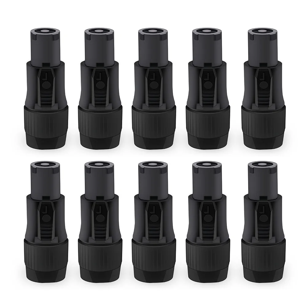 10 Stück neue IP65 wasserdichte Verriegelung PowerCon-Chassis-Anschlüsse NAC3MPX oder NAC3MX-W + NAC3FPX + Powercon True Connector NAC3FX-W