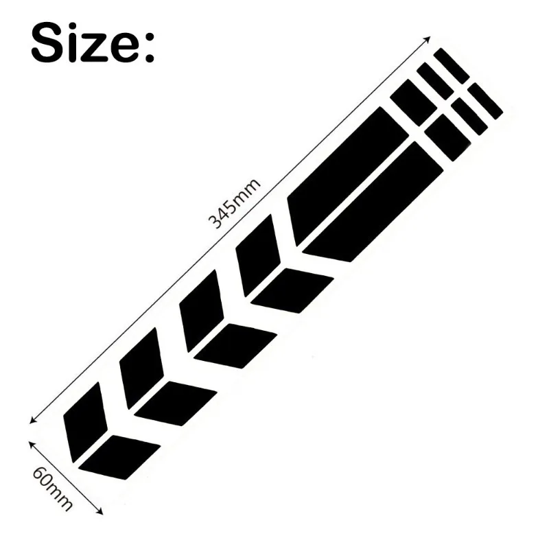 Motorcycle Stripe Arrow Reflective Stickers Safety Warning Fender Paste Waterproof Oilproof Tape Decal Motorcycle Accessories