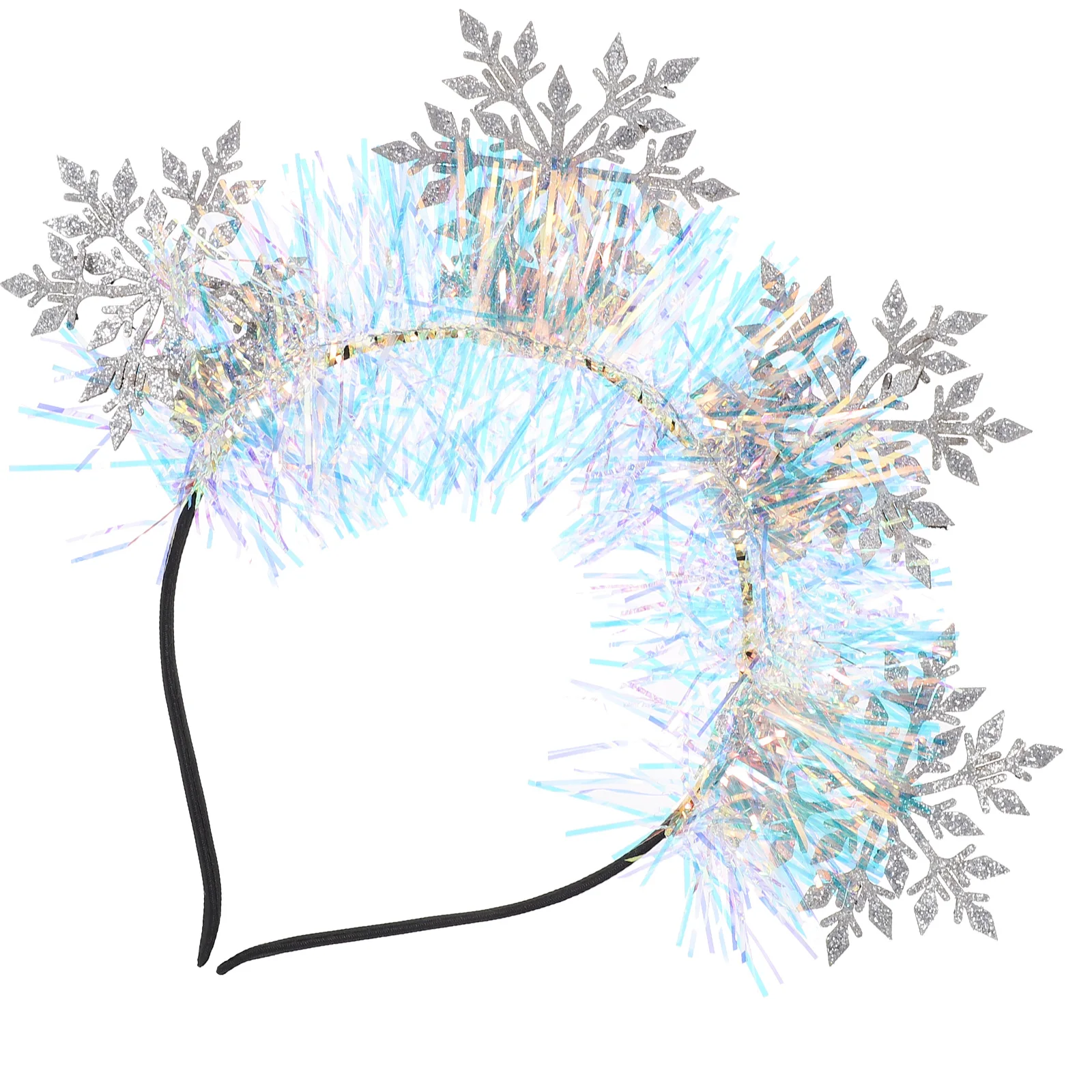 

Cute Holiday Headband Christmas Party Hairband Glitter Headbands for Snowflake Headpiece Accessories