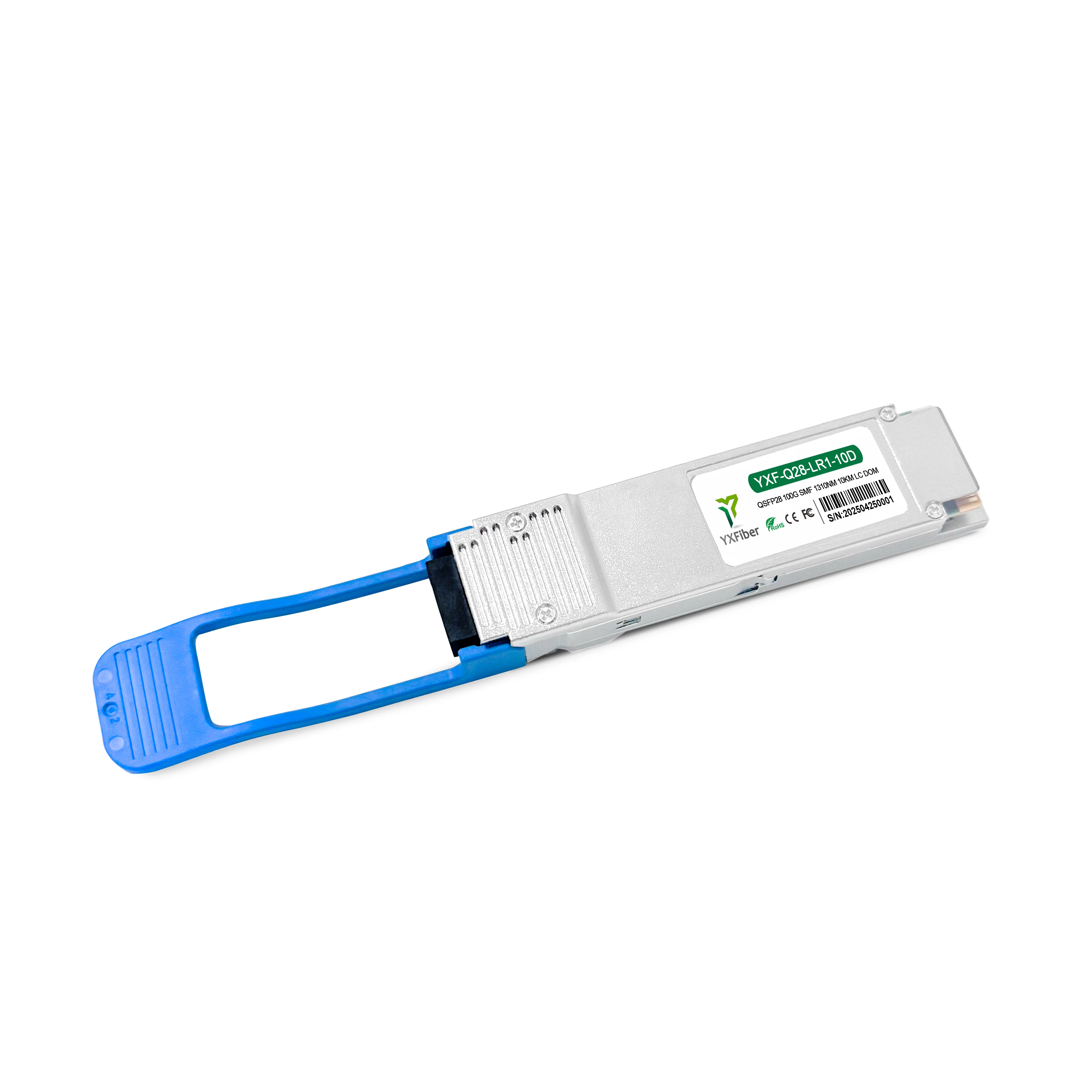Compatible 100GBASE-LR1 QSFP28 100G 1310nm 10km DOM Duplex LC Lamda Transceiver Module Ethernet 100G Price AA
