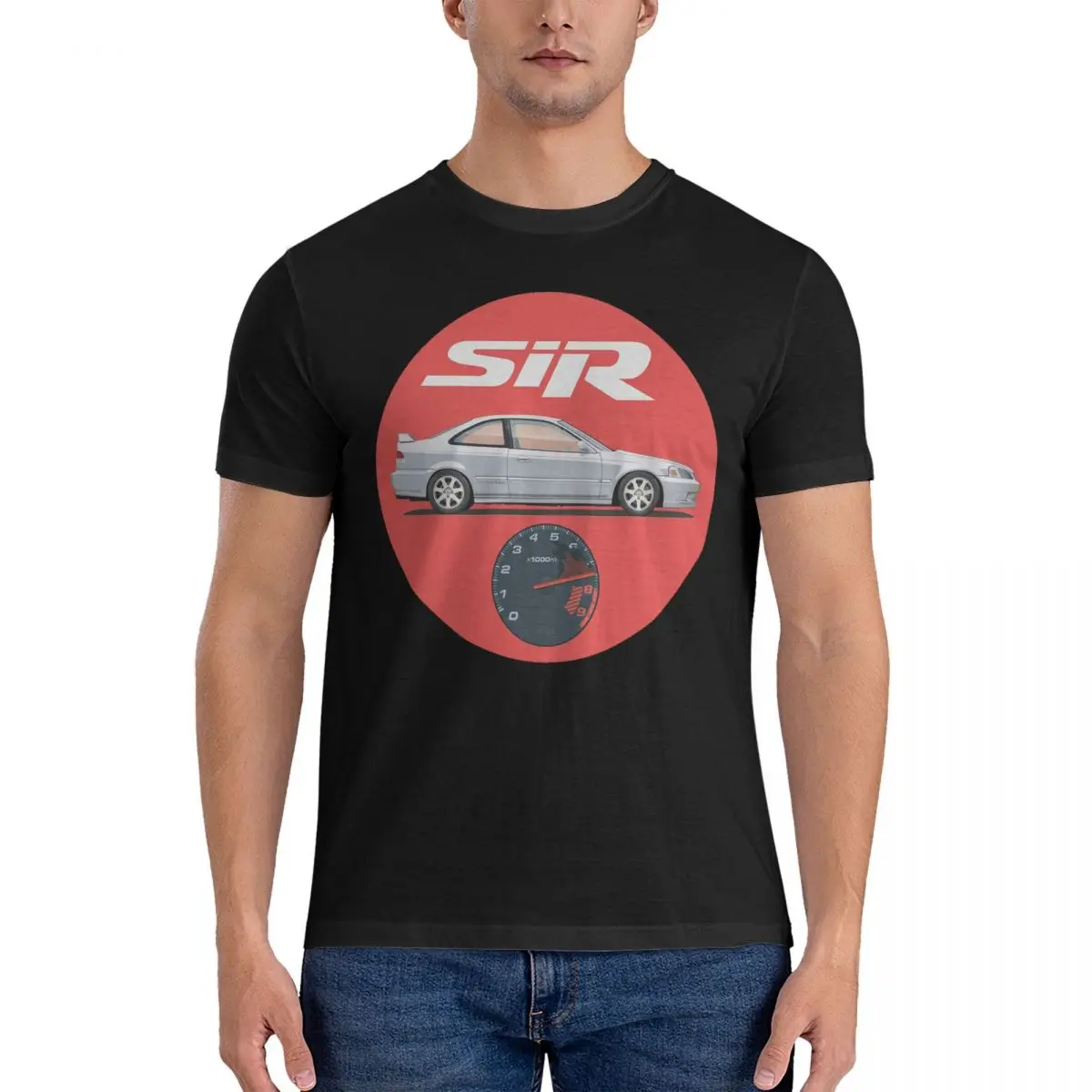 Civicing SiRS Silver Classic Shirt Men's Pure Cotton Novelty T-shirt