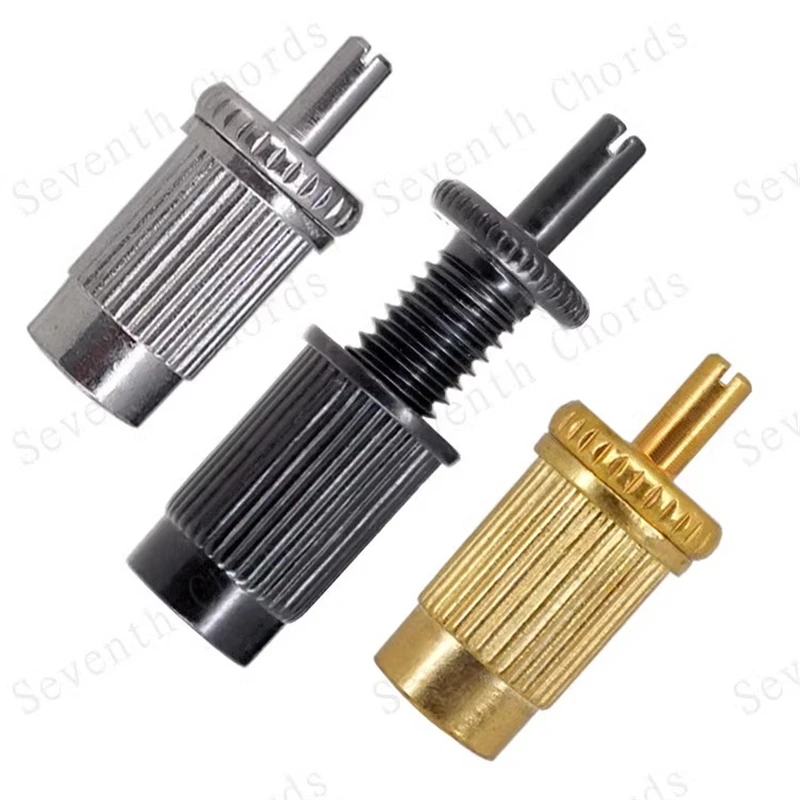 2Pcs Electric Guitar Bridge Accessories Parts  Studs Anchors Thread Diameter 4MM Chrome Gold for Choose Musical Instrument