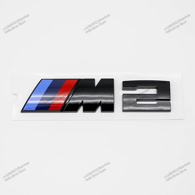 Logo d'insigne d'emblème de coffre arrière 3D, autocollant de voiture, BMW E46, E60, E64, F10, F20, F30, F06, F12, F13, E90, E92, E93, F80, F82, F87, Dallas M2, M3, figuré M5, M6, M8