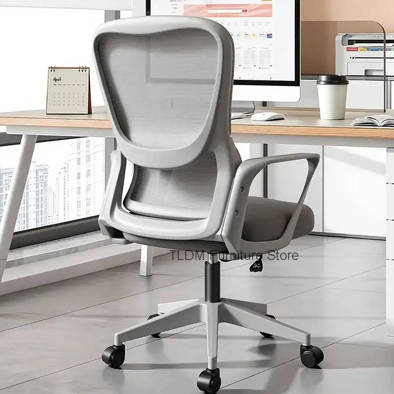 Comfortable Ergonomic Office Chair Gaming Living Room Accent Office Chair Luxury Arm Rolling Silla De Oficina Home Furniture