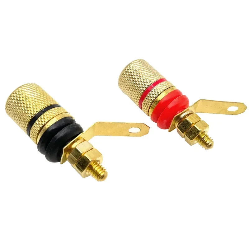 20Pcs Gold-plated 4MM Banana Plug Socket Binding Post Speaker Terminal Audio Terminal