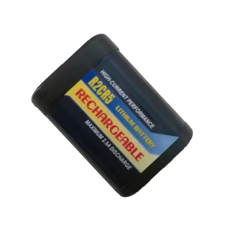 Para Canon R2CR5 2CR5 EOS 1, EOS 3 batería de litio recargable 6V juego de baterías de cámara nueva batería recargable