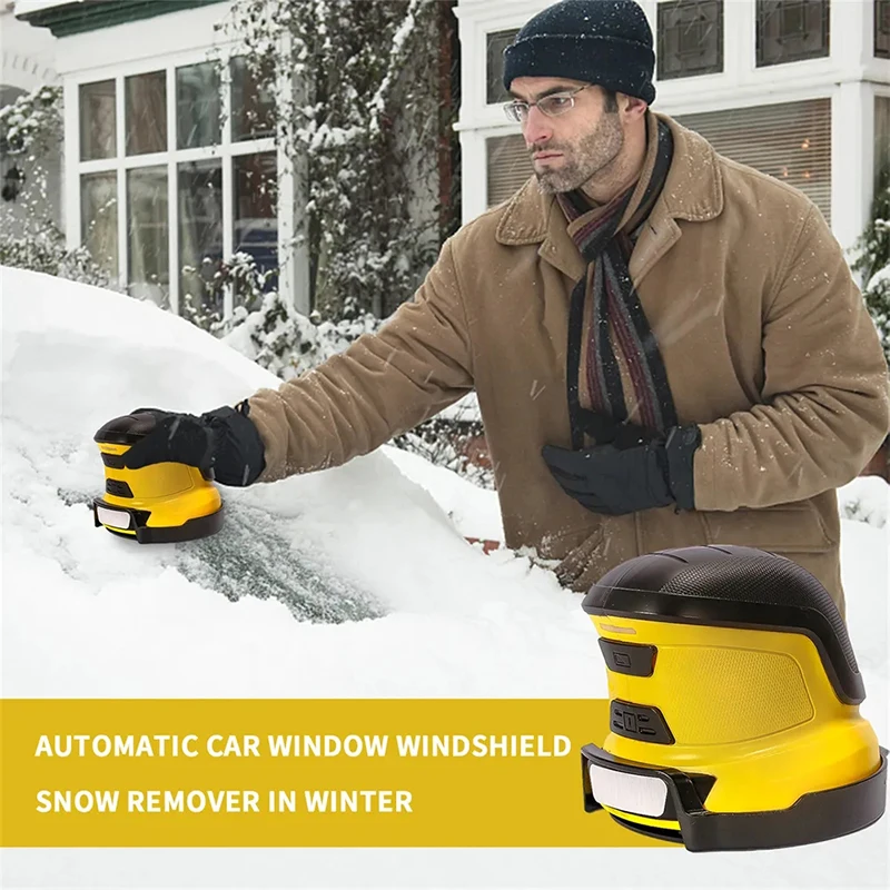 Car Electric Ice Snow Scraper Heated Removal USB Rechargeable Ice Scraper Auto Winter Window Windshield Glass Defrost Clean Tool