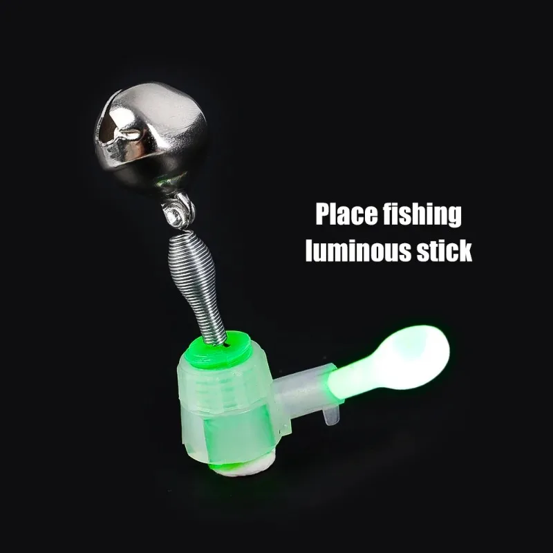 Fishing Bells Spiral Clip Fish Bells Bite Alarm Rod Tip Clamp Fish Bite Lure Alarm Alert Single Bell Ring Clip Fishing Bell Tool view 4