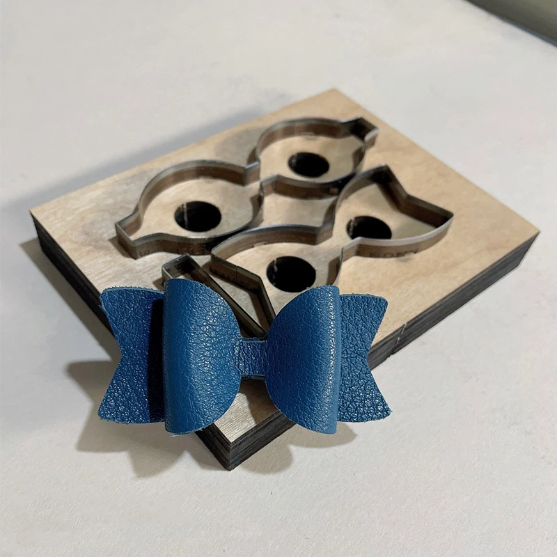 手作り弓革切断型、diy-弓ペンダント、スチールナイフ型、カスタムあなたのデザイン、工芸ギフト、あなたのニーズを満たす