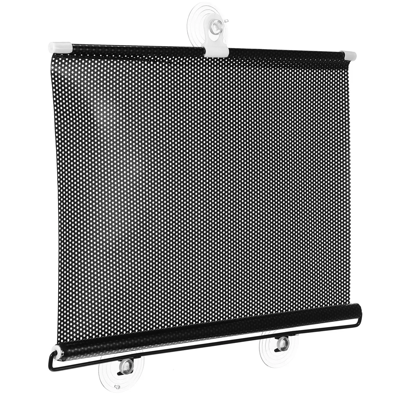Suction Cup Sunshade Curtain for Balcony Window Door Portable Temporary Blackout Shade Easy Install Machine Washable Heavyweight
