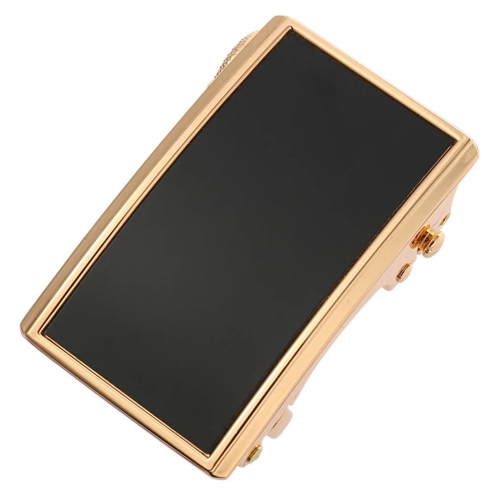 Cabeza de cinturón para hombre con cierre de botón interior automático Cabeza de cintura de cinturón informal, Hebilla de cinturón 3,1 cm