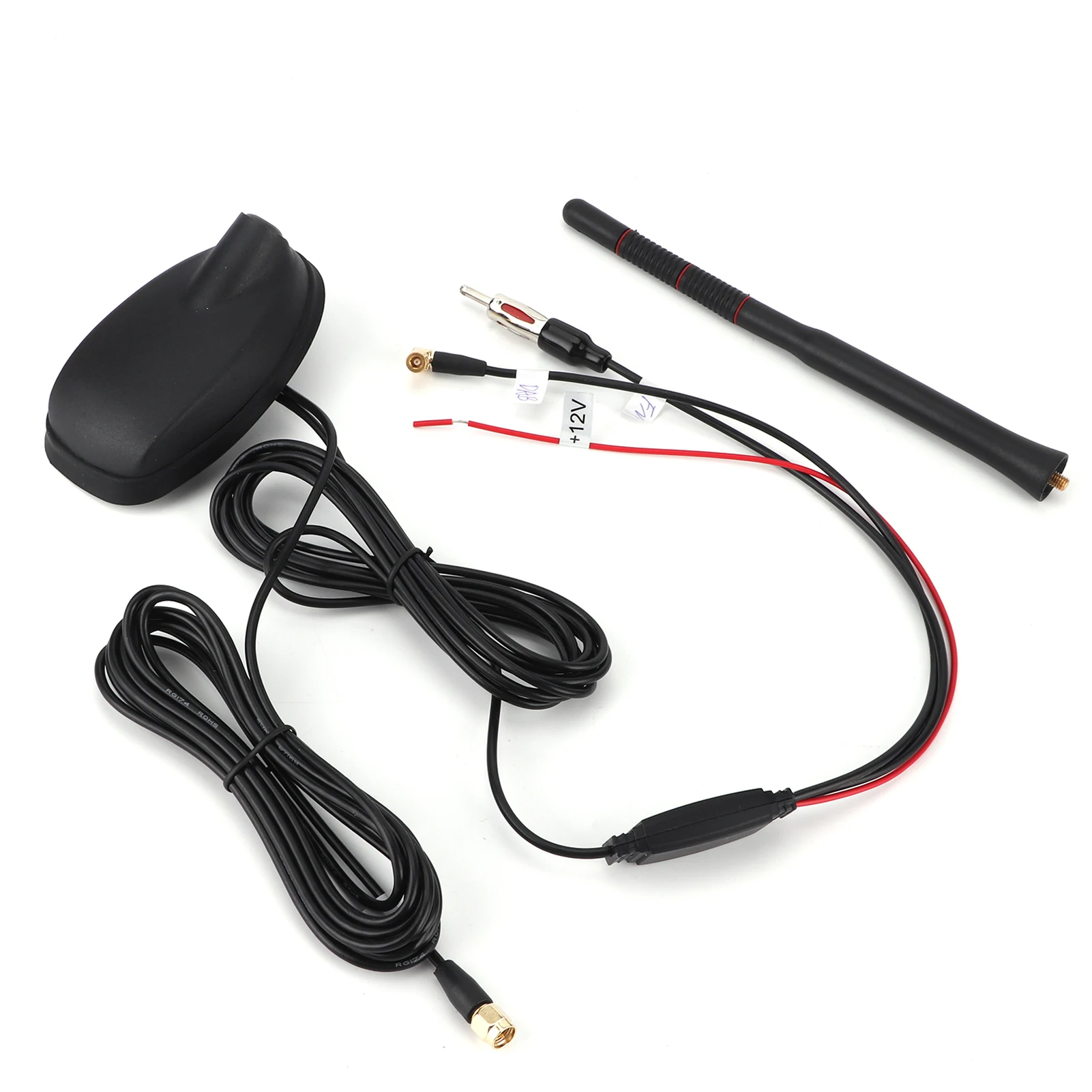 Auto-DAB+GPS+FM-Antenne, aktiv, verstärkt, obere Dachmontage, wasserdicht, staubdicht – Detail 3